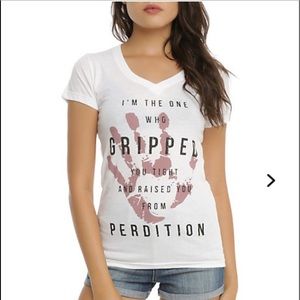 Supernatural Gripped You Tight V-Neck T-Shirt